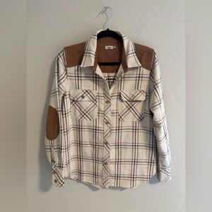 Faherty Daly plaid cotton flannel shirt